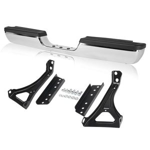 Paraurti Posteriore in Acciaio Argentato per Dodge RAM 1500/2500 Pickup 1994-2002, Senza Luci, Parti Carrozzeria Camion - Product Image 2