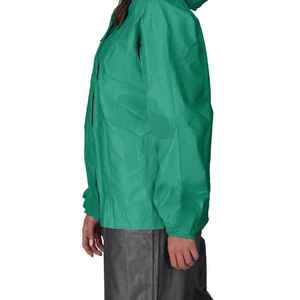 Traje Impermeable para Adultos, Chaqueta con Capucha Verde y Pantalones Negros, Ropa de Lluvia Universal para Senderismo y Camping, Estilo Casual - Product Image 6