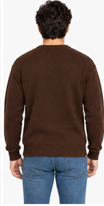 Pull en maille à col montant pour homme, personnalisable avec logo, pull d'hiver chaud, pull tendance, pull en maille de haute qualité en gros - Product Image 4
