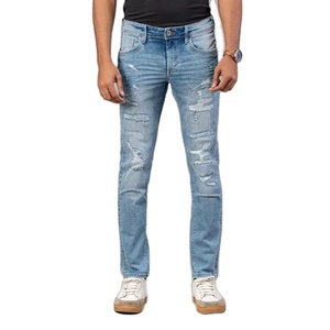 กางเกงยีนส์ผ้ายืดสำหรับผู้ชายคุณภาพสูงกางเกงวินเทจสไตล์ลำลองแนวสตรีทแฟชั่นจากบังคลาเทศ - Product Image 6