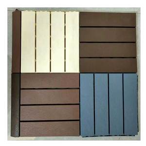 Dalles de terrasse en plastique emboîtables DIY, dalles de sol emboîtables pour intérieur - Product Image 1