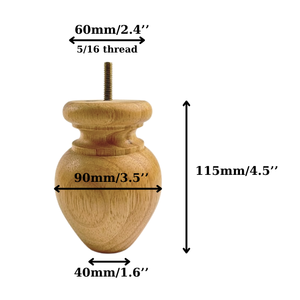 Decorative Wood <b>Sofa</b> Legs Replacement Furniture Feet Solid Wooden Cabinet Table Chair Legs OEM Factory - Product Image 3