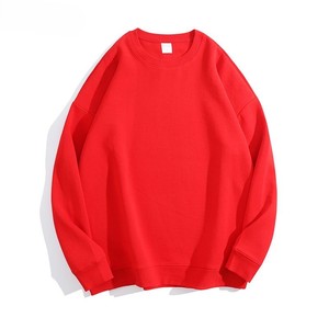 Sweat-shirt col rond surdimensionné en coton 300 GSM, personnalisable, unisexe, vierge, vente en gros 2026 - Product Image 4