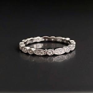 Bague de cocktail en argent sterling avec topaze blanche Jane, pierre précieuse, cadeau d'anniversaire pour femme - Product Image 1