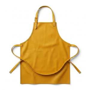 Delantales Clásicos de Cuero Amarillo sin Mangas, Hechos a Medida, Precio Competitivo, Diseño Único y Moderno, Resistentes al Agua - Product Image 2