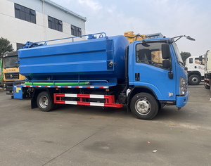 Camión de Succión de Aguas Residuales Combinado ISUZU 9000L Económico de Alta Gama con Chorro de Alta Presión para Limpieza de Alcantarillado y Drenaje Subterráneo - Product Image 4
