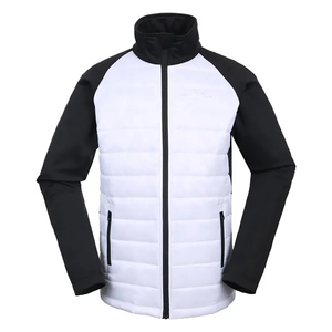 Wholesale <b>Light</b> Weight Waterproof Cropped 2026 New Arrival Men Genuine Leather <b>Shell</b> Turtleneck Quick Dry Padding Winter Jacket - Product Image 1