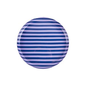 Modern <b>Round</b> Serving <b>Tray</b> Striped Design Decorative Coffee <b>Table</b> Platter Kitchenware Serving Plate For Home Decor Restaurant - Product Image 1