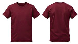 T-shirt unisexe en tissu dobby polyester/coton de haute qualité, coupe ample, poids lourd, impression personnalisée, 240g, motif, pour homme - Product Image 3