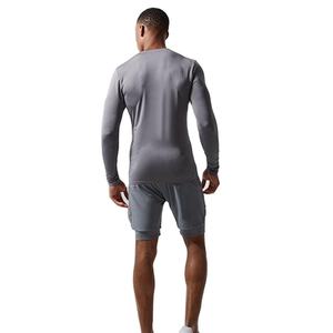 Camisetas de Manga Larga para Hombre, de Alta Calidad, Precio de Fábrica, Poliéster y Elastano, Corte Ajustado, Cuello Redondo, Elásticas, para Gimnasio - Product Image 5
