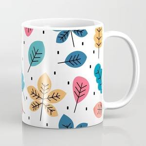 Taza de Café de Cerámica con Diseño Floral Vintage, Pintada a Mano, Acabado Brillante, Construcción Duradera, Perfecta para Té, Café, Hogar, Oficina, Regalo - Product Image 6