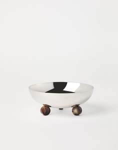 Large Hammered Black Metal Bowl with Copper Tone Interior Elegant <b>Table</b> Decor Centerpiece for Living Room Kitchen and Office - Product Image 5