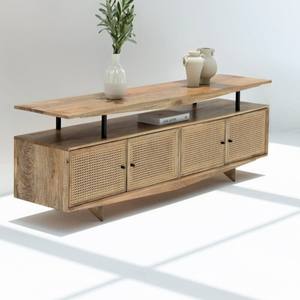 Meuble TV en rotin Vandana Novara Arista, console de divertissement moderne en rotin naturel tressé - Product Image 6