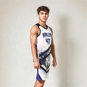 Último Diseño Personalizado de Uniformes de Baloncesto para Jóvenes, Conjuntos de Uniformes de Equipo, Ropa de Baloncesto Sublimada - Product Image 3