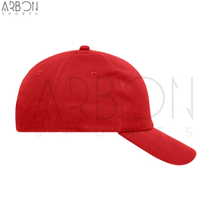 Bon Fournisseur, Service OEM ODM, Confortable, Meilleur Prix, Nouveauté, Logo Personnalisé, Casquettes de Sport 6 Panneaux en Coton Premium Rouge Réglables - Product Image 3