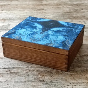 Boîte de rangement en bois imprimée pour l'exportation mondiale, boîte de rangement moderne en bois imprimé pour la vente en gros internationale - Product Image 2