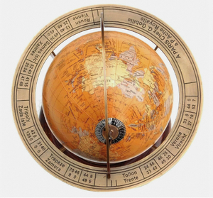 Globo Armilar de Latón Vintage, Decoración de Mesa, Modelo Geográfico Náutico para Hogar, Oficina, Escuela, Laboratorio - Product Image 3