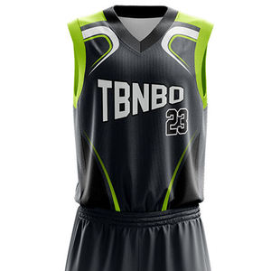 Conjunto de Uniforme de Baloncesto Retro Unisex, Personalizado, de Alta Calidad, Transpirable, de Secado Rápido, Sublimado - Product Image 4