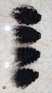 Cabello Remy Indio de Lujo, Todos los Colores, Liso Natural, Ondulado, Rizado, Doble Trama a Máquina, Paquetes de Extensiones de 100g - Product Image 6