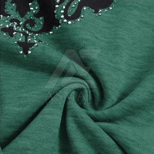 Sudadera con capucha de mujer a la moda con cremallera completa y pedrería brillante, estilo urbano - Product Image 5
