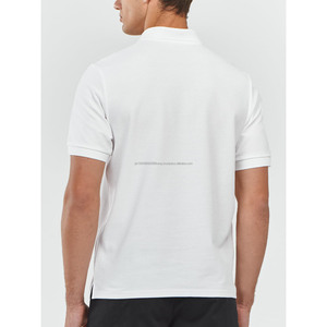 Camiseta Polo Lisa de Algodón Puro Transpirable para Hombre, Camisetas de Golf Lisas y Suaves, Camisetas Polo con Diseño de Logotipo Personalizado - Product Image 4