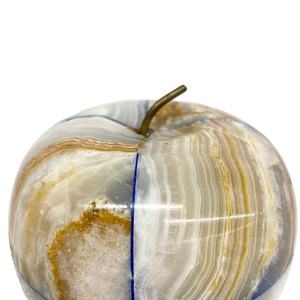 Prensapapeles de Ónix con Diseño de Patchwork, Prensapapeles de Ónix Vintage, Prensapapeles de Piedra de Ónix con Diseño de Patchwork - Product Image 3