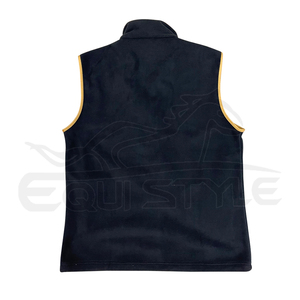 Mens Fleece <b>Gilets</b> Wholesale 330 GSM Polar Fleece <b>Lightweight</b> Double Brushed Embroidered Sleeveless Outdoor Hunting Travel Vests - Product Image 2
