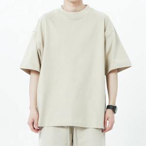 T-shirt en coton 100% à épaules tombantes, col rond, coupe ample pour homme, 260 g/m², poids lourd - Product Image 6