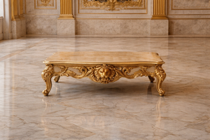 Muebles de Sala de Estar Tallados en Estilo Barroco con Hojas de Oro, Juego de Sofás de Lujo para Sala de Estar, Juego de Sofás Tallados a Mano de Primera Calidad, Nueva York - Product Image 4