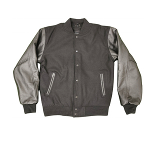 Veste de sport pour athlètes du lycée en laine de qualité supérieure avec doublure matelassée, idéale pour les entraînements sportifs d'automne - Product Image 1