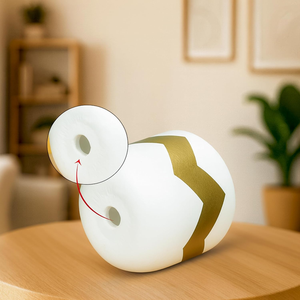 Maceta Nova Blanca de Terracota, Moderna y Decorativa, para Plantas de Interior y Exterior, Elegante para el Hogar y el Jardín - Product Image 3