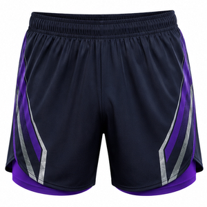 Ensemble de t-shirt et short de sport légers pour homme, en mesh respirant, pour la course à pied, l'entraînement, la gym, la musculation, la remise en forme, vêtements de sport - Product Image 3