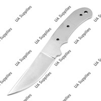 UA Supplies – Couteau à lame fixe en acier au carbone forgé à la main, pointe tombante, léger, ultra-affûté, pour usage industriel/DIY, OEM/ODM
