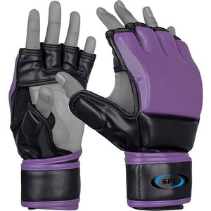 Gants de MMA professionnels en cuir PU, durables, flexibles, extensibles, avec sangle de poignet réglable, évacuation de l'humidité, personnalisables - Product Image 1