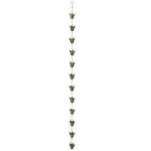Cadena de Lluvia Decorativa para Jardín y Patio, Cadena de Lluvia de Hierro de Alta Calidad para Canaletas, Cadena de Lluvia Metálica Decorativa - Product Image 4