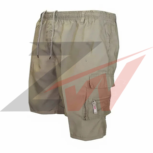 Pantalones Cortos Cargo Personalizados para Hombre, Diseño de Camuflaje Lavado, Bolsillos Tipo Acordeón, Lona, Múltiples Bolsillos, Impresión Personalizada - Product Image 4