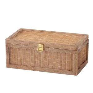 Caja de Regalo con Tapa Abatible para Cuentas de Oración Tradicionales Chinas, Hecha de Madera de Bambú Ecológica |   Almacenamiento Artesanal al por Mayor - Product Image 1