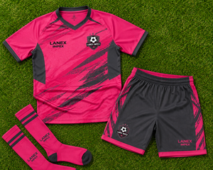 Ensemble d'uniformes de football personnalisés de qualité supérieure, maillot d'équipe personnalisé et short assorti pour hommes et garçons, kit de vêtements de sport athlétiques - Product Image 6