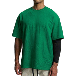 T-shirt Homme Respirant de Haute Qualité 100% Coton Noir Grande Taille Personnalisé 3D Puff Manches Courtes Style Urbain - Product Image 3