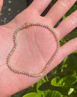 Pulsera de Oro Sólido Real de 14K con Diamantes de Corte Redondo, Diamantes Creados en Laboratorio F VS, Joyería de Boda, Pulsera Fina Personalizada, Proveedor al por Mayor