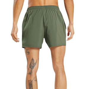 Pantalones Cortos Deportivos para Hombre, Corte Ajustado de 5 Pulgadas, Ligeros, para Entrenamiento, Gimnasio y Running, Color Verde Oliva - Product Image 2