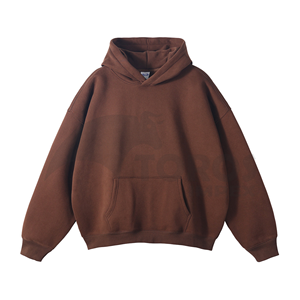 เสื้อฮู้ดผู้ชายแบบสวมหัว สั่งทำพิเศษ เสื้อสตรีทแวร์พรีเมียม ระบายอากาศได้ดี แฟชั่นลำลอง เสื้อฮู้ดมีฮู้ด รับผลิตแบบ OEM ODM แบรนด์ส่วนตัว - Product Image 3