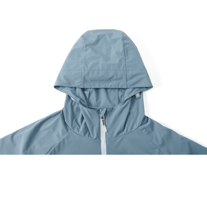 Ultra-<b>Lightweight</b> Winter Windproof Waterproof Breathable Anti-UV Zipper Stand Collar Solid Color Quilted <b>Rain</b> <b>Jacket</b> for Unisex - Product Image 3