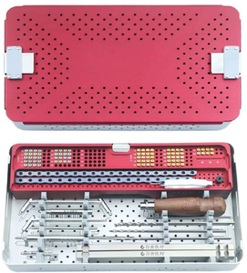 Sterilization Tray German Stainless Steel Box <b>Silicone</b> <b>Mat</b> Surgical Instrument Case Autoclavable Medical Storage Manual - Product Image 6