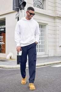 Pantalon cargo pour homme OEM, décontracté, multi-poches, grande taille, pantalon d'extérieur pour homme, pantalon droit d'hiver - Product Image 4