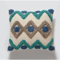 Housse de coussin en coton tissé naturel à imprimé floral, écologique, tissu doux et respirant, coussin décoratif confortable, hypoallergénique, pour la maison