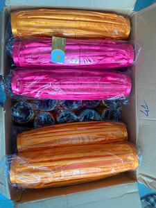 Farol Decorativo de Bambú y Seda, Hecho a Mano con Tela de Seda Suave y Material de Bambú, para Decoración de Interiores y Estilismo del Hogar - Product Image 5