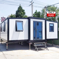 Prix bas, conteneur de maison extensible de luxe de 20 pieds et 40 pieds, maison préfabriquée, maisons mobiles en conteneurs pour habitation
