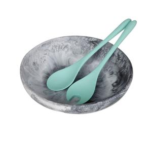 Bol à fruits créatif en résine polie, écologique, pour la décoration de table lors de fêtes, en promotion, avec fourchette et cuillère, et personnalisable - Product Image 2