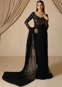 Vestido de Novia de Talla Grande LSHT105 con Escote Corazón, Cola Catedral, Tela Bordada, Soporte para Maternidad y Espalda Descubierta - Product Image 3
